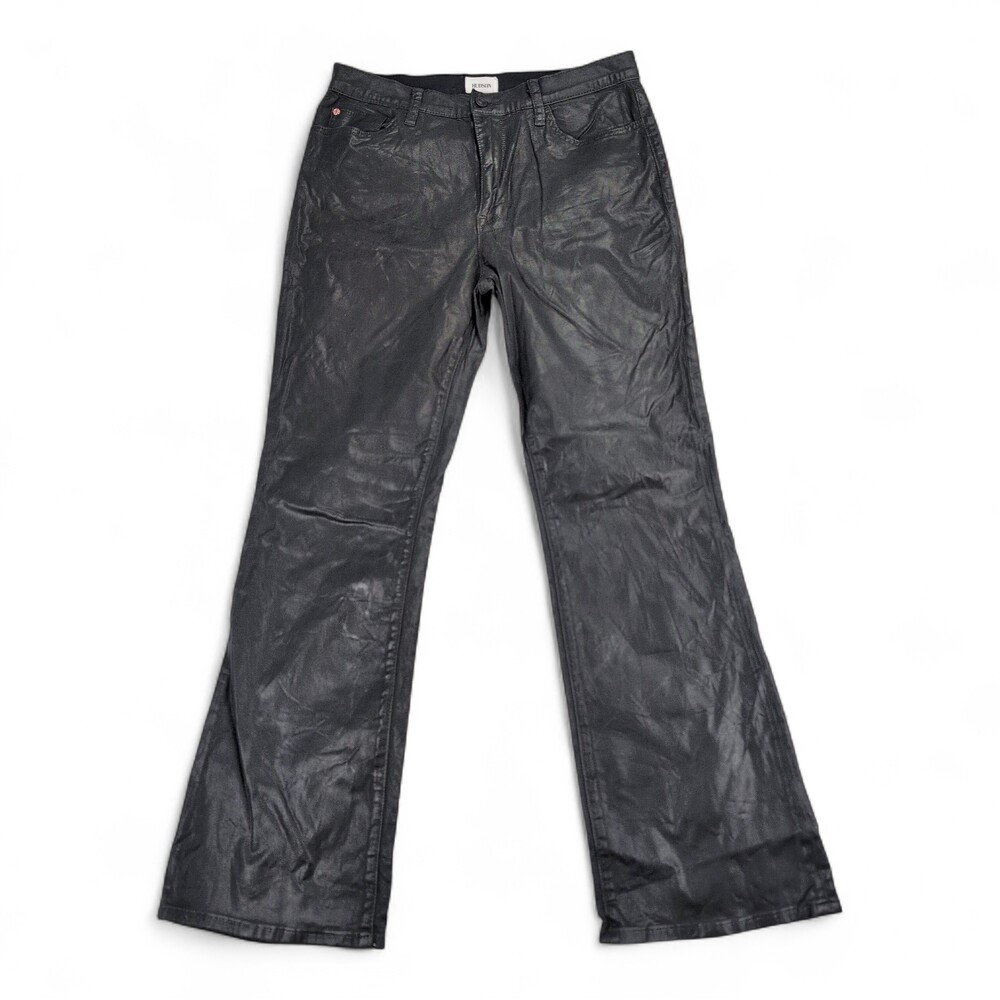 Hudson Blair High-Rise Bootcut Coated Black Jeans Size 31